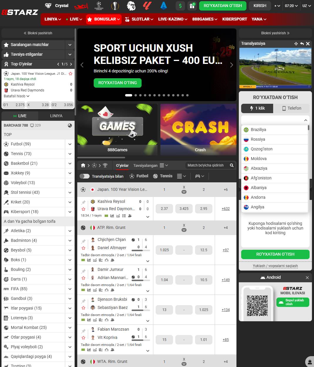 to'lov va yechish usullari jadvali